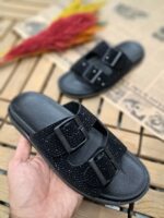 دمپایی دو سگک نگینی - تصویر 4